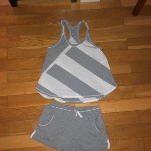 DKNY knit tank and short pajama set